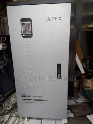 Apex 50kva Servo Single Phase Central Stabilizer 100v-260v