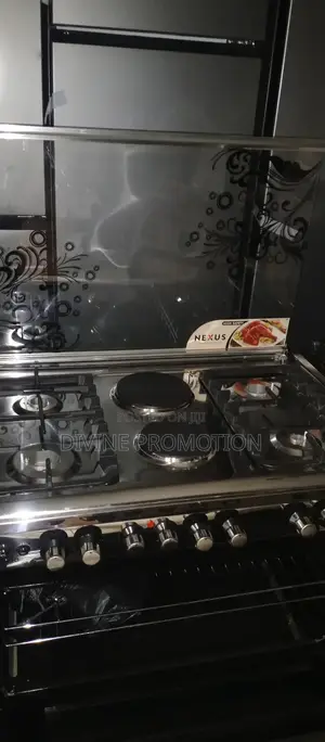 Nexus (4+2), 4 Gas Cooker, 2 Electric, 60*90cm, Stainless