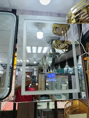 Square Led Mirror With Bluetooth