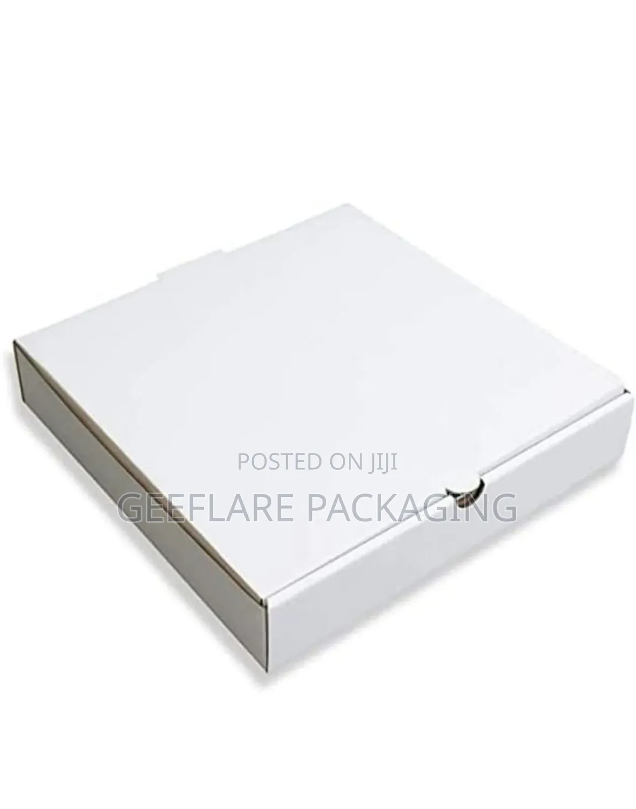 White Pizza Box