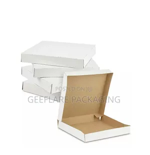 White Pizza Box