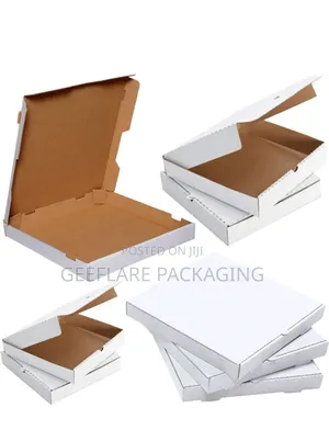 White Pizza Box