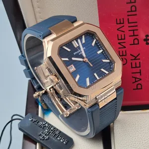 Original Patek Philippe Rubber Blue Strap Watch
