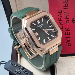 Original Patek Philippe Green Rubber Strap Watch