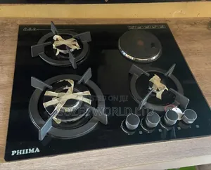 3 Gas and 1 Electric Burner
