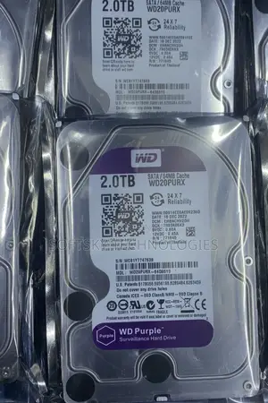 Wd 2tb Purple Sata Internal Surveillance HDD