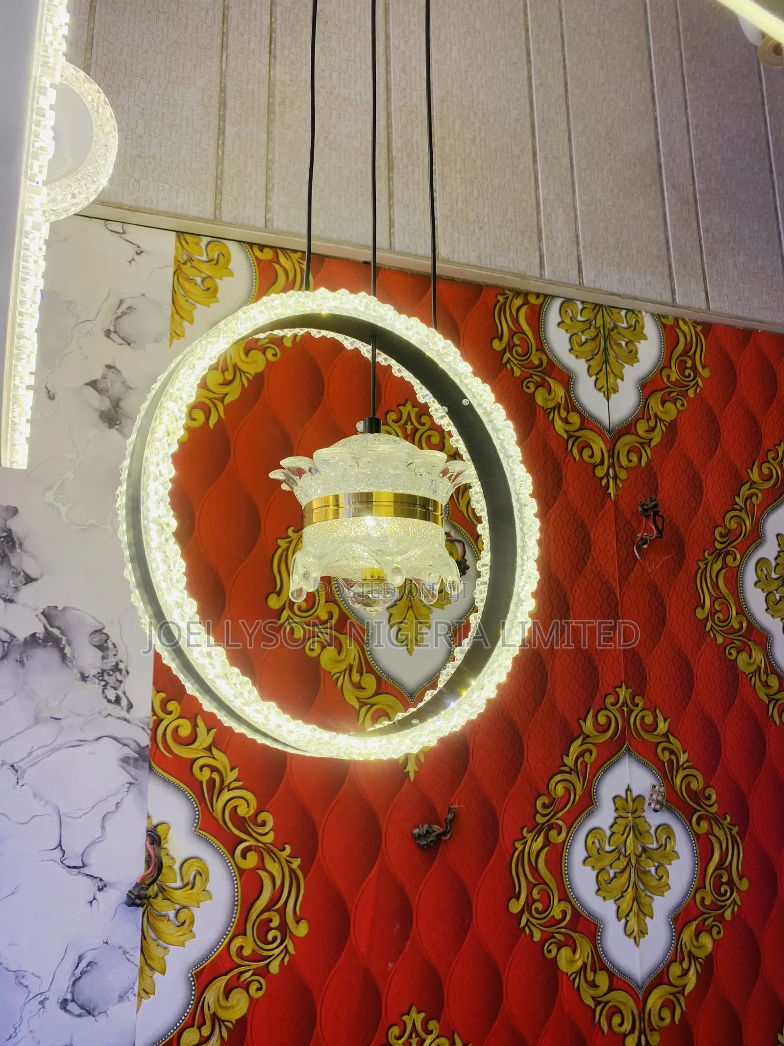 Single Led Pendant Round