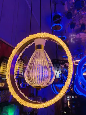 Single Led Chandelier Size 300
