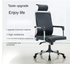 Semi Executive Leather Chair With Headrest