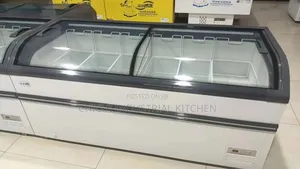6ft 23.C Industrial Supermarket Island Freezer Display Unit