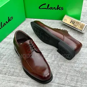 Mens Leather Derby Lace Shoes