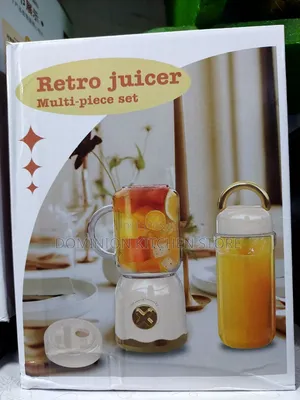 Quality Rechargeable Retro Juice Blender (10 Blades)