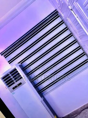 White and Black Window Blinds