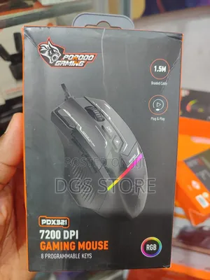 Porodo Pdx321 7200 Dpi Gaming Wired Mouse