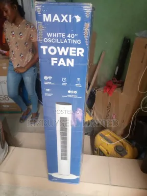40" Maxi Tower Fan and Oscillation Function.
