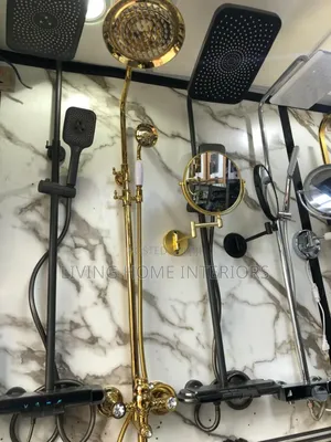 Luxury Golden Standing Shower Mixer 
