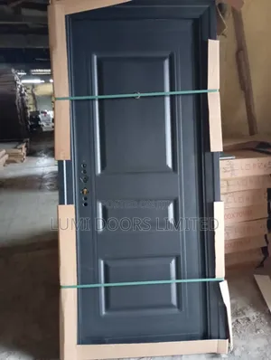 Black China Steel Security Door 3ft