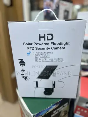 Hd Solar Powered Floodlight PTZ Security Camera