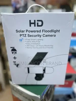 Hd Solar Powered Floodlight PTZ Security Camera