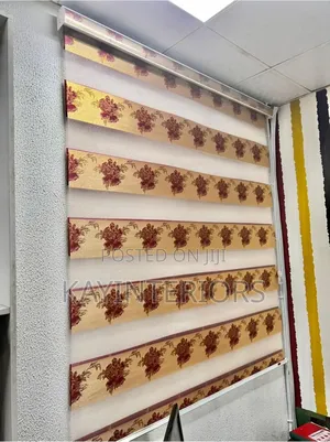 Cream and Wine Blinds