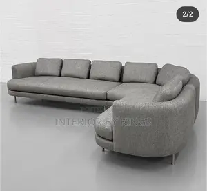 U -Shaped Fabric Sofa Can Be Made in Colors of Your Choice