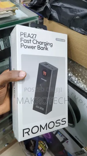 Romoss Power Bank 27000mah Portable Laptop Charger With 65w