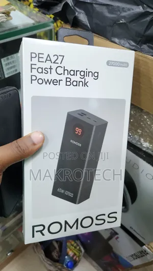 Romoss Power Bank 27000mah Portable Laptop Charger With 65w