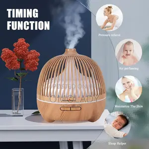 Birdcage Aroma Diffuser With 7 Led Light