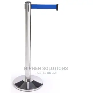 Retractable Belt Stanchion Crowd Control Queue Barrier Post By Hiphen