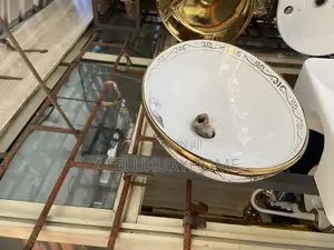 Basin White and Gold Design