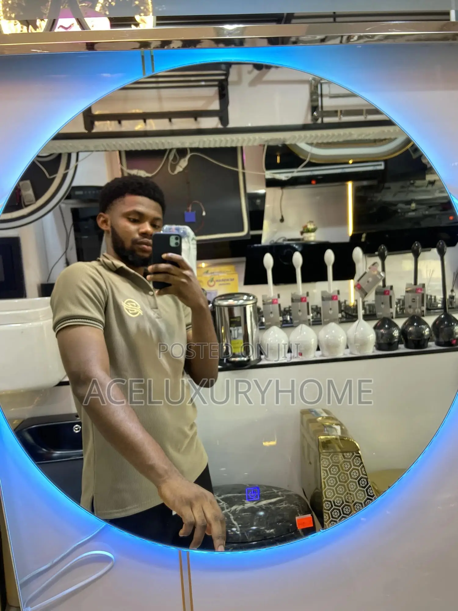 Mirror 3 Backlight Round Led Light