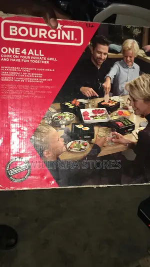Bourgini One4all Deluxe - Grill Plate- 4 Personnel