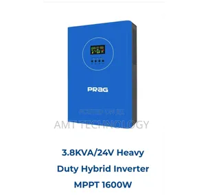 3.8kva/24v Prag Hybrid Heavy Duty Inverter MPPT 1600w