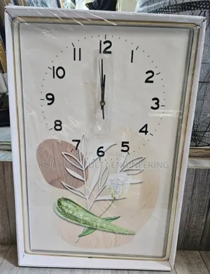 Acrylic Wall Frame With Wall Clock