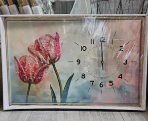 Acrylic Wall Frame With Wall Clock
