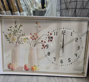 Acrylic Wall Frame With Wall Clock