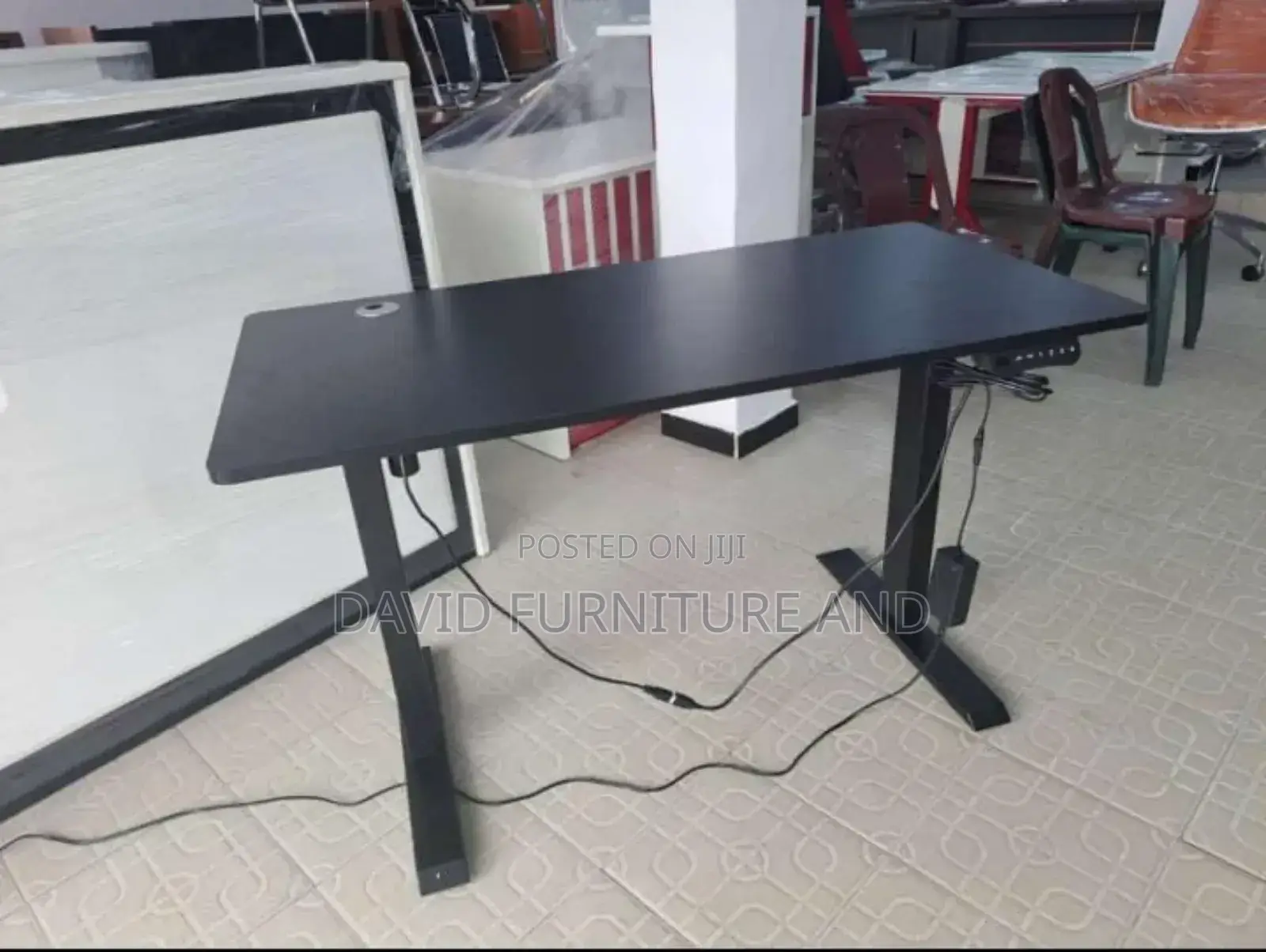 Black Motorized Table