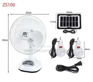 Rechargeable Table Fan
