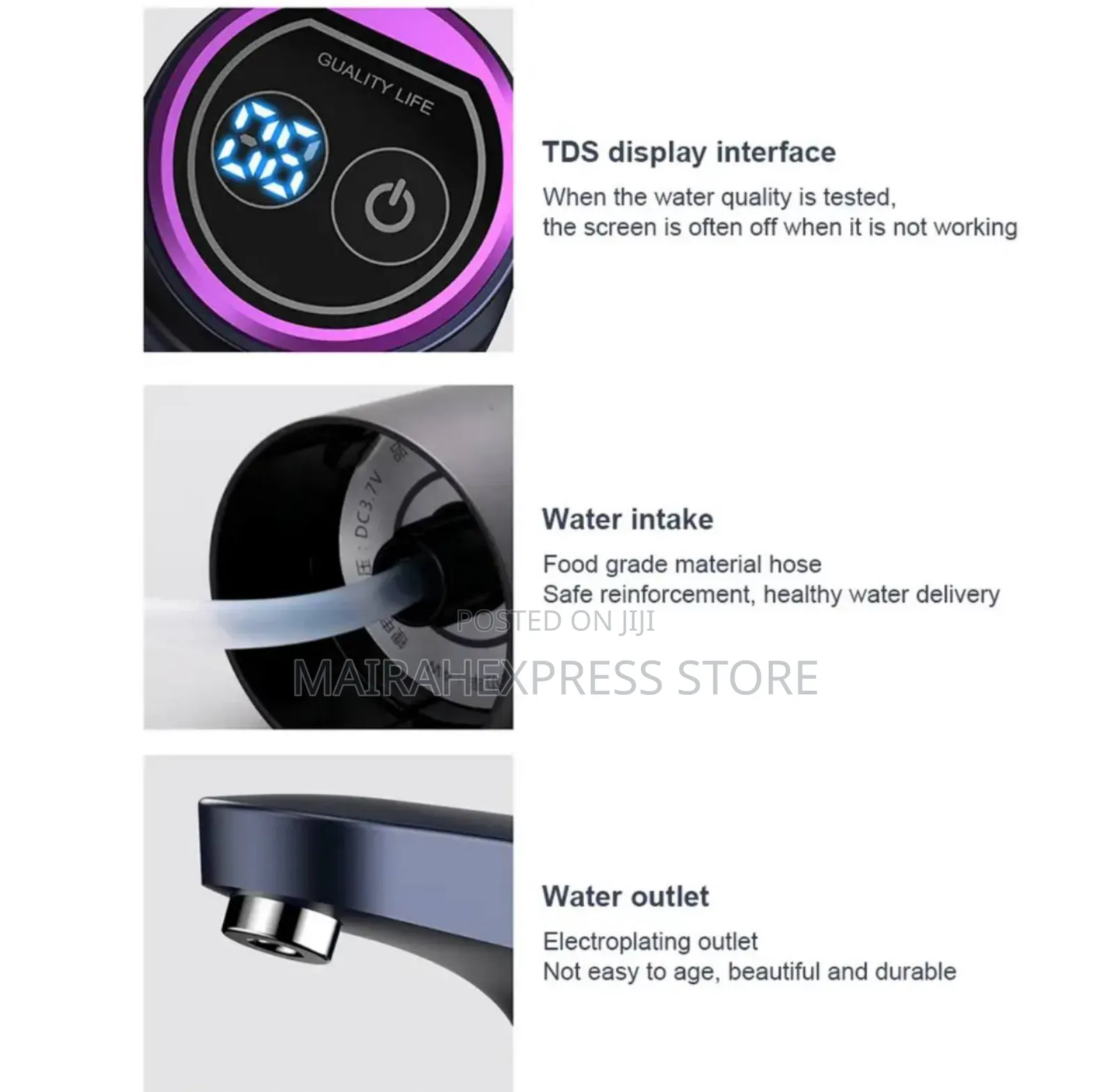 Touch Intelligent Electric Rechargeable Water Dispenser/Pump