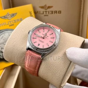 Original Breitling Brown Leather Watch