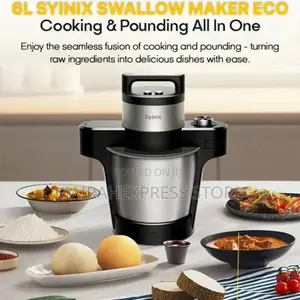 6l Syinix Multifunctional Cooking/Pounding Swallow Maker Eco