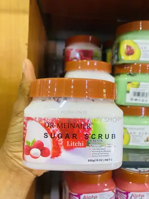 Dr Meinaier Litchi Sugar Scrub.