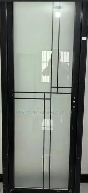 Aluminum Toilet Glass Door