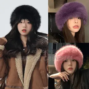 Autumn And Winter Women's Fashion Fur Cap Fur Hat Fur Hats