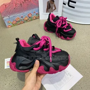 Bold Lace, Double Sole Ladies Lace Up Sneakers