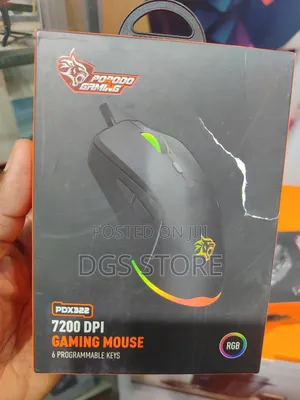 Porodo Pdx322 7200 Dpi Gaming Wired Mouse