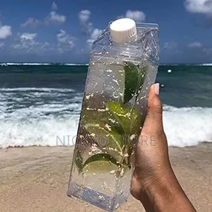 500ml To 1000ml Portable Transparent Juice/Milk Bottle