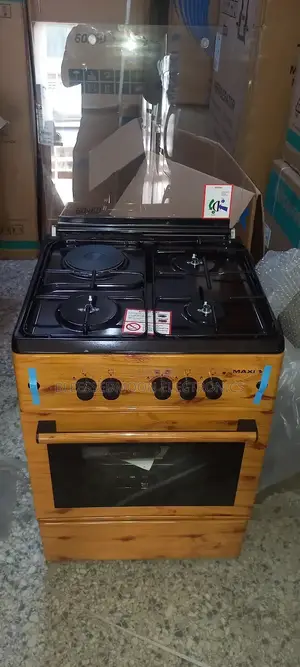 Maxi Standing Gas Cooker 60x60 3by1 3 Gas 1 Electric Oven G