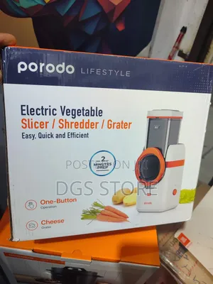 Porodo Electric Vegetable Slicer/Shredder/ Grater