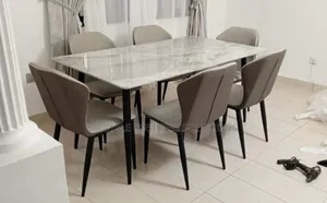 Marble Dining Table With 6 Chairs